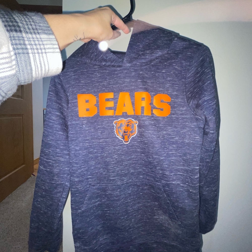 Bears Kids Hoodie - Blue and Orange